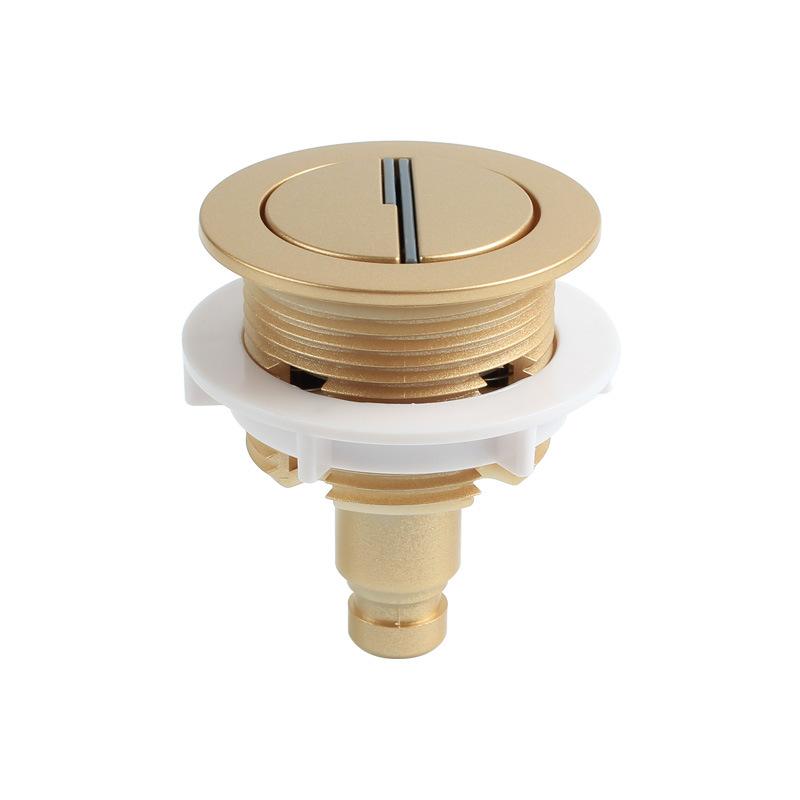 Toilet Flush Valve - クロームメッキ仕上げの38mm ABS製トイレタンクフラッシュバルブ、節水設計、38mmのカバー穴に適合、簡単設置、30g