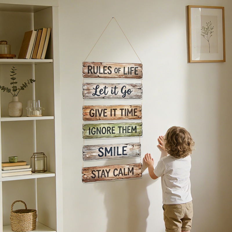 Home Improvement Quotes - 人生のルール インスピレーションを与える引用句ステッカー ビニールデカール 家族の引用句ステッカー 学生向けのモチベーションを高めるウォールステッカー
