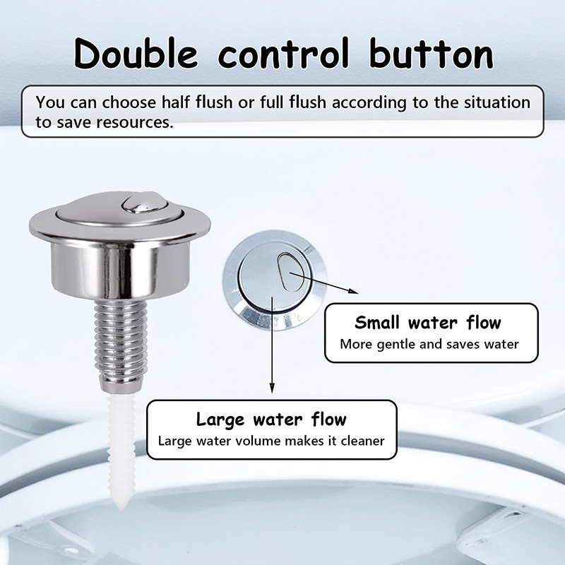 デュアルフラッシュトイレボタン フラッシュワイズ交換用トイレ - Toilet Flush Valve のレビューと価格