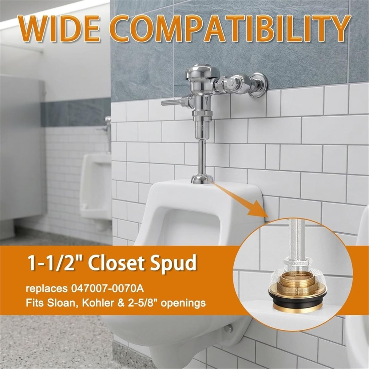 【必須アイテムリスト】トイレ、小便器用のフラッシュバルブ交換 - Toilet Flush Valve のレビューと価格