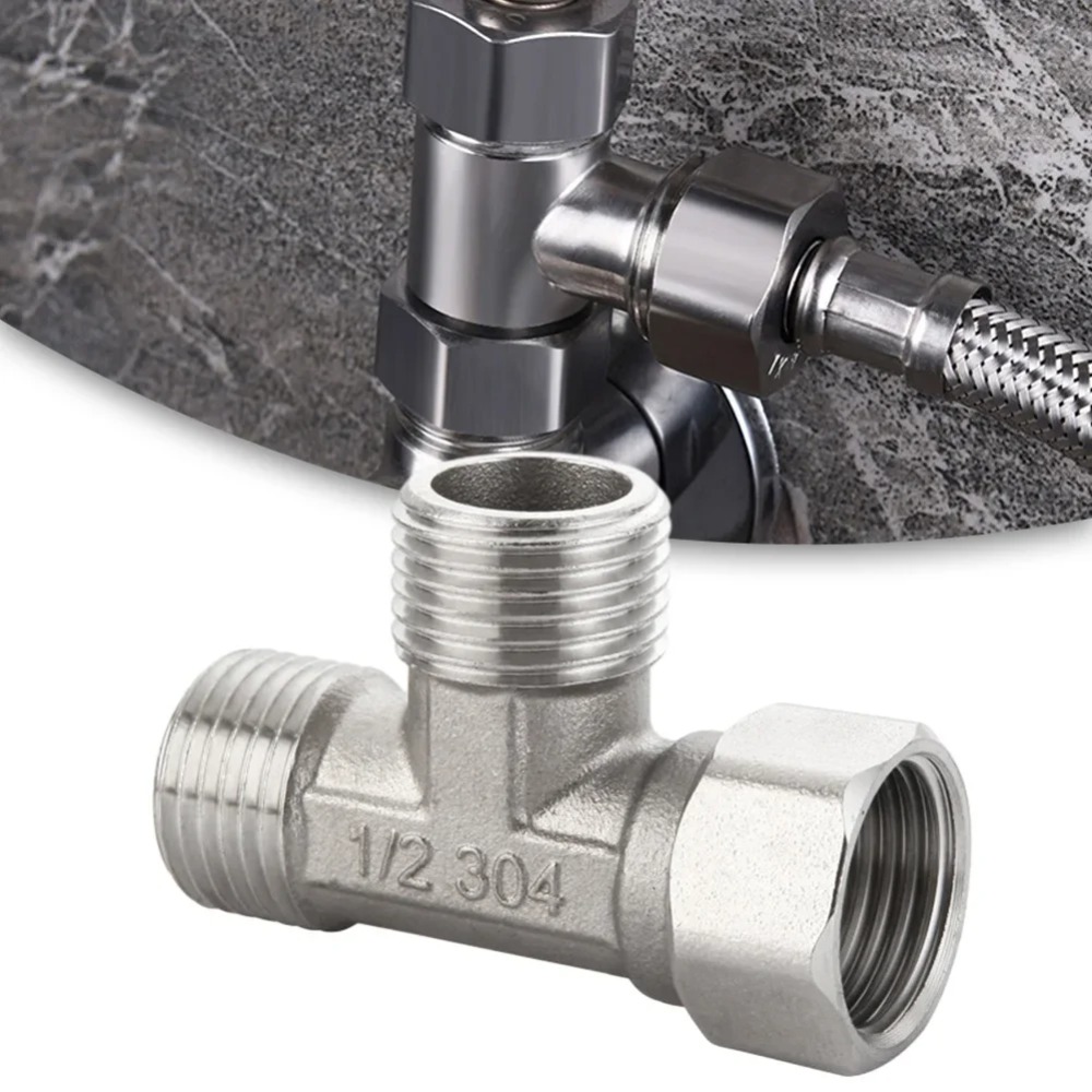 G1/2 ステンレス鋼 T アダプターダイバーターバルブ 3 - Toilet Flush Valve のレビューと価格
