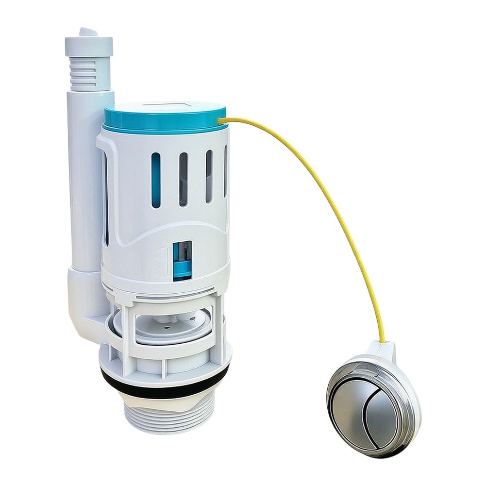 1 ピースデュアルフラッシュバルブケーブルトイレ水槽機構節水 - Toilet Flush Valve のレビューと価格