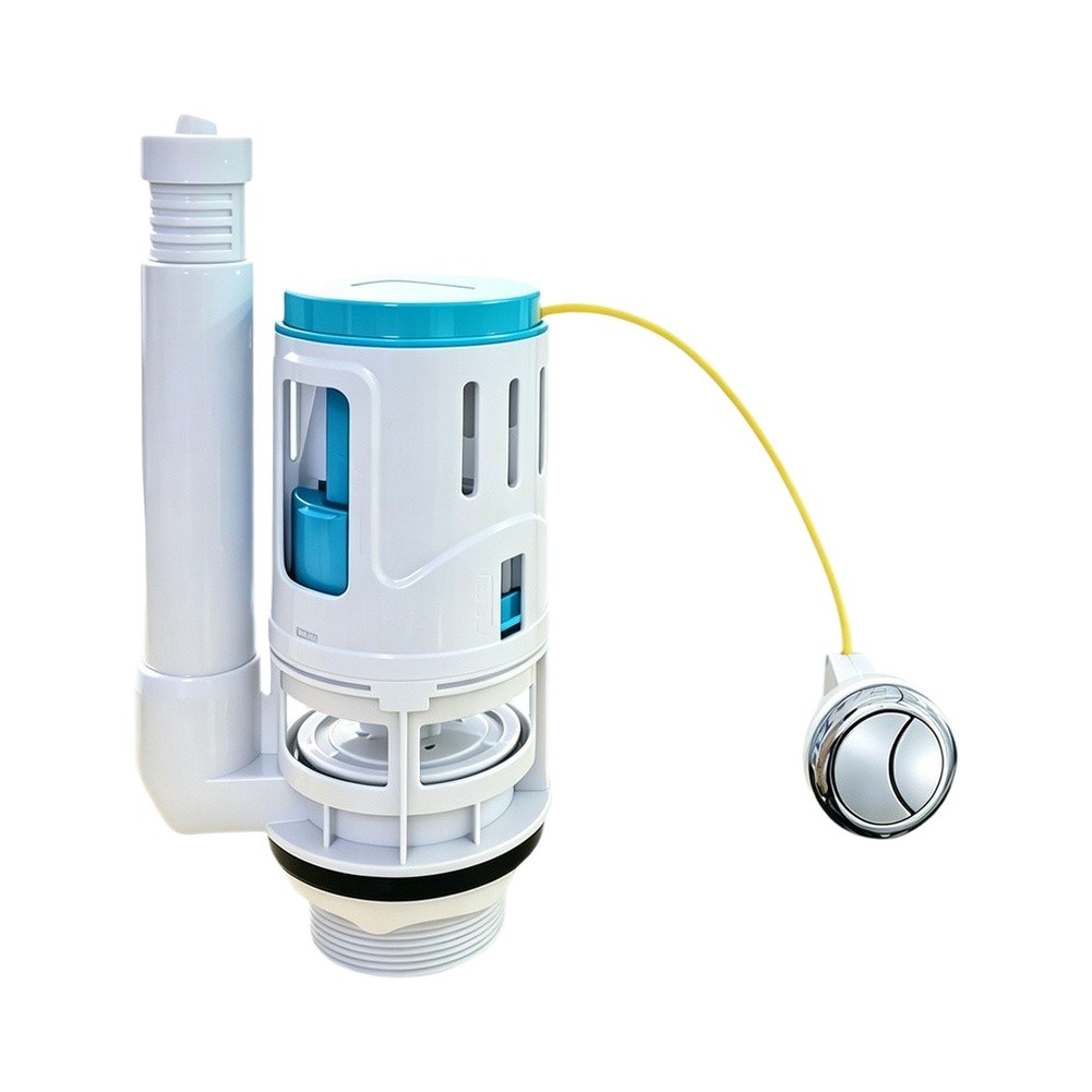 1 ピースデュアルフラッシュバルブケーブルトイレ水槽機構節水 - Toilet Flush Valve のレビューと価格