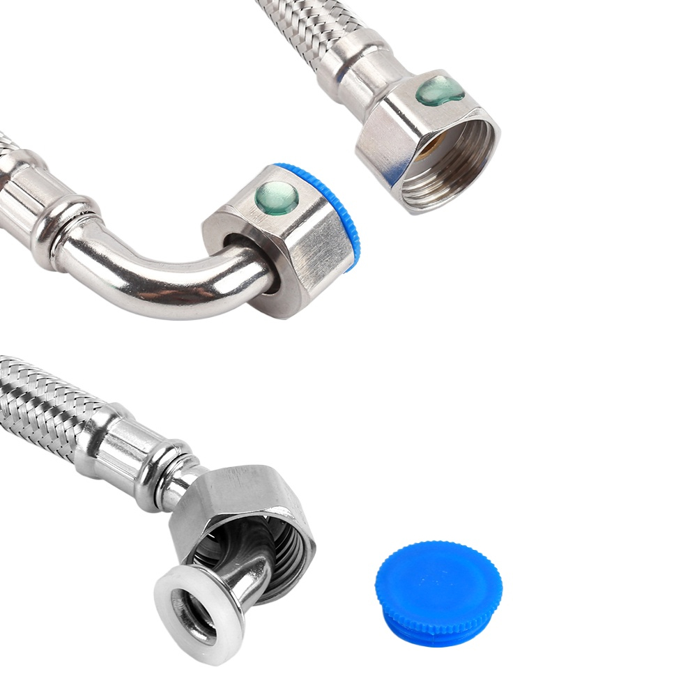 304 ステンレス鋼ホースアングルバルブ 90 度曲げパイプ - Toilet Flush Valve のレビューと価格