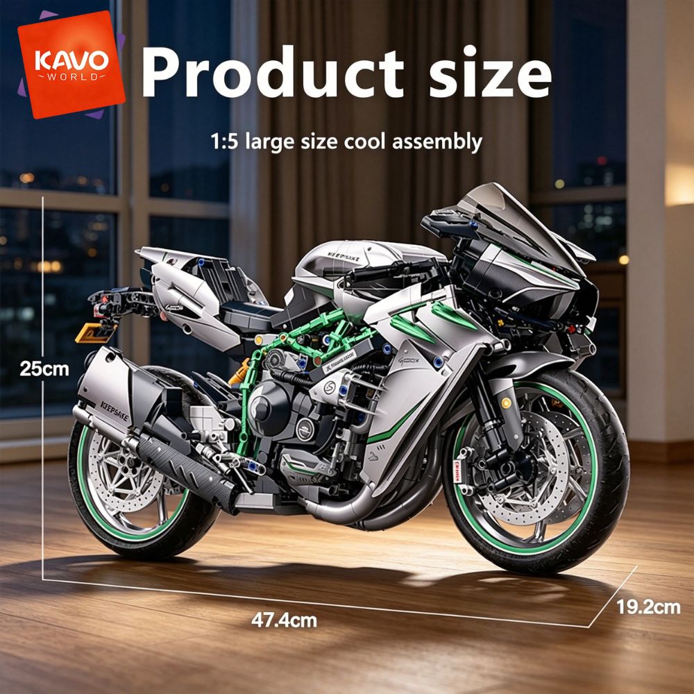 KAVOWORLD 1:5 クラシック機関車バイク組み立てブ - Home Improvement Boys のレビューと価格