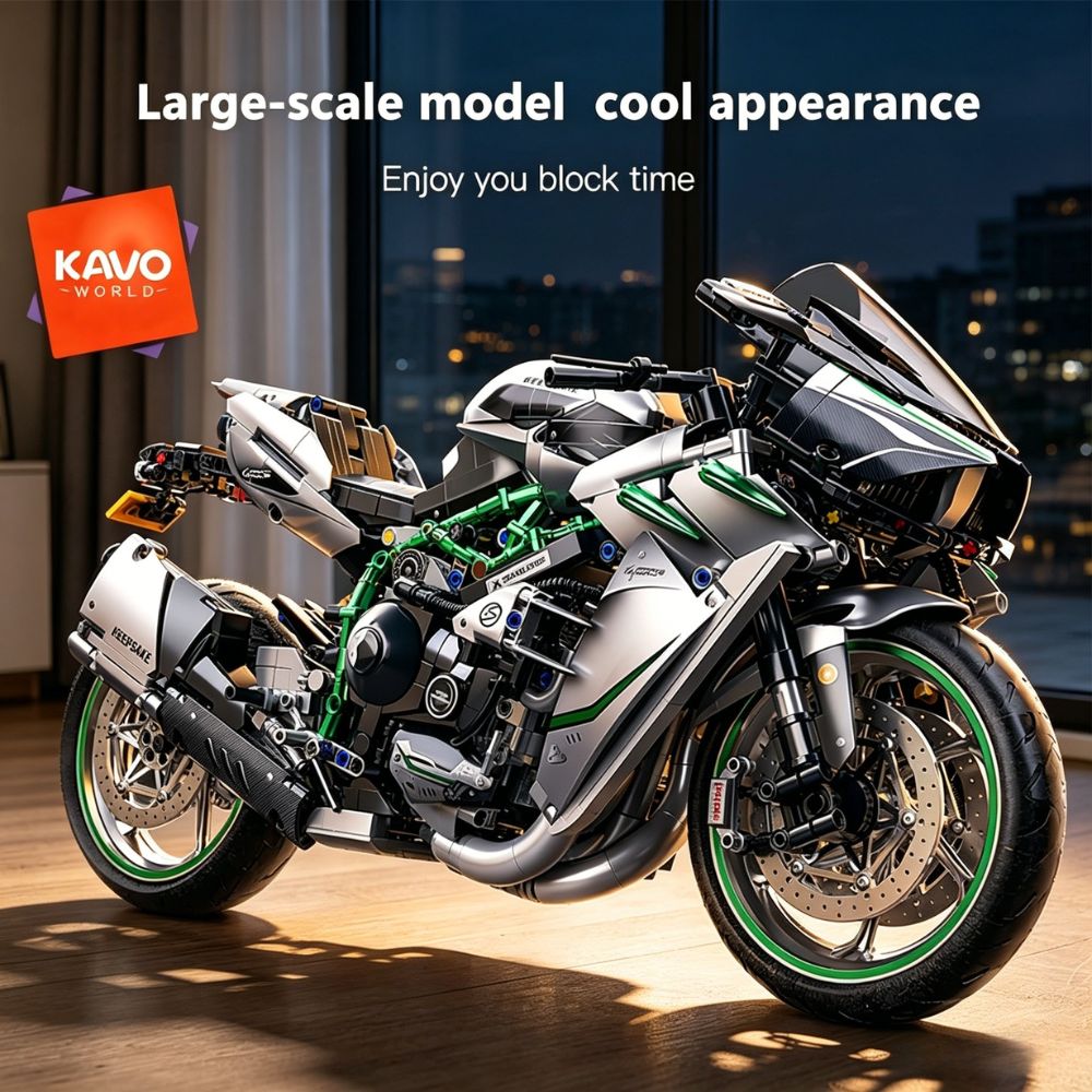 KAVOWORLD 1:5 クラシック機関車バイク組み立てブ - Home Improvement Boys のレビューと価格