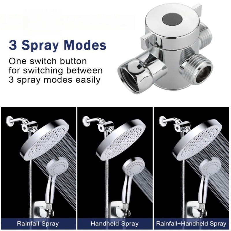 ダイバーターバルブ G1/2 スプリッター 2 または 3  - Toilet Flush Valve のレビューと価格